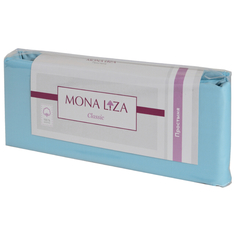 Простыни простыня MONA LIZA Classic 150х215см сатин голубая, арт.505022/09