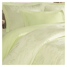 Комплекты 1,5-спальные постельное белье 1,5сп MONA LIZA Royal сатин-жаккард 2 нав.70х70см св.зеленое, арт.5437/03