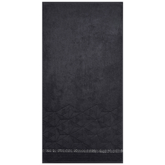 Полотенца полотенце махр. CLEANELLY Роччэ 100х150см черное, арт.ПЦ1225-4136