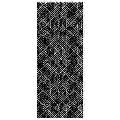 Скатерти текстильные дорожка Nat 42х120см черная, арт.78047