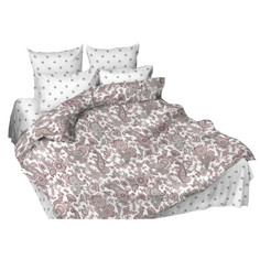 Комплекты 2-спальные постельное белье 2сп BALIMENA Buta Pink бязь 2 нав.50х70см, арт.Б 2 Buta Pink