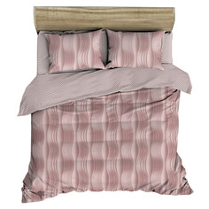 Комплекты 2-спальные постельное белье 2сп COTTONIKA Soft Geometry поплин 2 нав.50х70см, арт.Soft1,5_70761-1