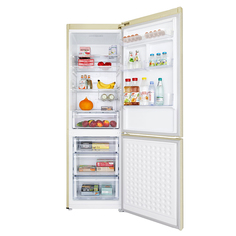 Холодильники двухкамерные холодильник двухкамерный MAUNFELD MFF195NFBG10 194x59,5x67,6см бежевый
