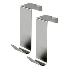 Крючки и планки для ванной комнаты крючок одинарный РЫЖИЙ КОТ 2шт наддверный нержавеющая сталь