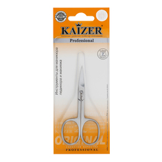 Инструменты по уходу за ногтями и кожей ножницы маникюрные KAIZER закругленные металл