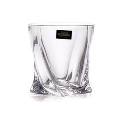 Стакан 340 мл, стекло, 6 шт, Bohemia, Quadro, 11312/99A44/340