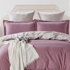 Постельное белье евростандарт, простыня 230х250 см, 2 наволочки 70х70 см, 2 наволочки 50х70 см, пододеяльник 200х220 см, Karteks, сатин, SK011