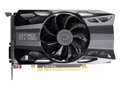 Видеокарта EVGA GeForce RTX 2060 SC Overclocked 6GB 1365Mhz PCI-E 6144Mb 14000Mhz 192 bit DP DVI HDMI 06G-P4-2062-KR