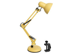 Настольная лампа Трансвит МТ2001 А/С на основании + струбцине Yellow