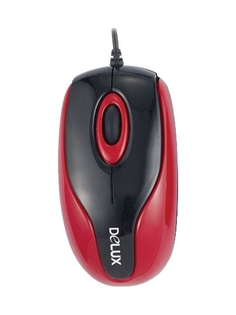 Мышь Delux DLM-363B Black-Red