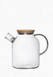 Чайник заварочный Lucky с бамбуковой крышкой, 1600 мл