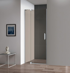 Душевая дверь 90-100 см Cezares SLIDER-B-1-90/100-BR-Cr бронза