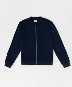 Толстовка синяя на молнии Button Blue