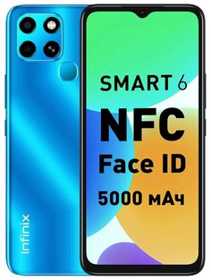 Смартфон Infinix Smart 6 HD 2/32Gb Голубой