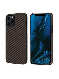 Чехол Pitaka MagEZ Case черно-зеленый в полоску для iPhone 12 / 12 Pro KI1206P