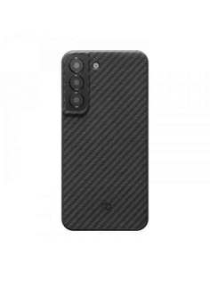 Чехол Pitaka MagEZ Case черно-серый в полоску для Samsung S22+ KS2201S