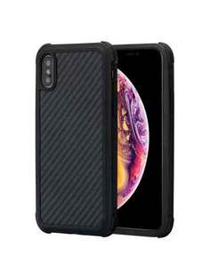 Чехол Pitaka MagEZ Case черно-серый в полоску для iPhone Xs Max KI9001XM