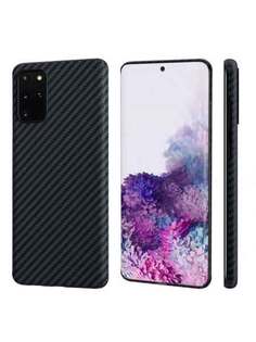 Чехол Pitaka MagEZ Case черно-серый в полоску для Samsung S20+ KS2001S