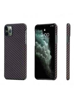 Чехол Pitaka MagEZ Case черно-зеленый в полоску для iPhone 11 Pro Max KI1106M