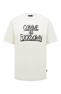 Хлопковая футболка Comme des Fuckdown