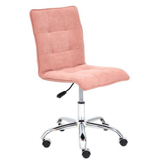 Кресла офисные кресло ZERO флок розовый