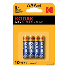 Батарейки, аккумуляторы батарейка KODAK LR03 AAA блистер 4шт