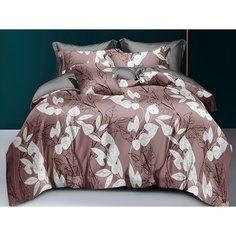 Постельное белье 1.5-спальное, простыня 145х214 см, 2 наволочки 70х70 см, пододеяльник 145х214 см, Адель, поплин, Традиция