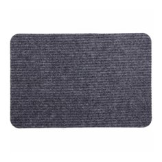 Коврик придверный, 40х60 см, прямоуг, резина, сер, латекс пропитка, Latt high, Blabar/10, 93531