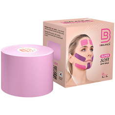 Кинезио тейп для лица Super Soft Tape для чувствительной кожи, сакура Bbalance