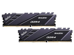 Модуль памяти Netac Shadow DDR4 DIMM PC28800 3600Mhz CL18 - 16Gb KIT (2x8Gb) NTSDD4P36DP-16E