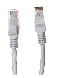 Сетевой кабель Delux UTP cat.5e RJ-45 20m Grey