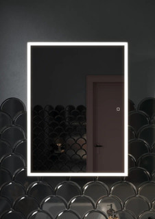 Зеркальный шкаф 60x80 см белый Sancos Cube CU600