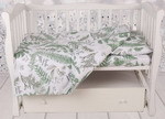 Комплект постельного белья Amarobaby EXCLUSIVE Soft Collection Папоротники 3 предмета AMARO-3003-SCP