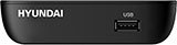 Приставка Smart TV Hyundai H-DVB460 черный