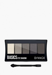 Палетка для глаз Divage Palettes Eye Shadow Basics, 18 г