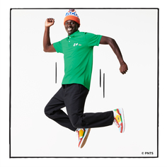 Мужская рубашка-поло Lacoste x Peanuts Regular fit из органического хлопка