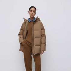 Пуховик удлиненный с капюшоном 12 Storeez