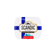 Освежающие драже SCANDIC без сахара со вкусом арктической мяты 14 г