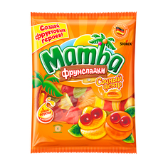 Жевательный мармелад MAMBA сочный центр 140 г