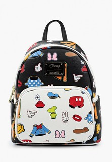 Рюкзак Loungefly Disney Sensational 6 AOP Outfits Mini Backpack WDBK1045