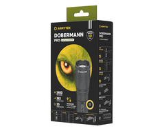 Фонарь светодиодный Armytek Dobermann Pro Magnet USB, 1400 лм, теплый свет, аккумулятор