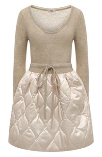 Комбинированное платье Miu Miu