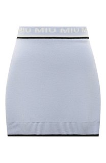 Шерстяная юбка Miu Miu