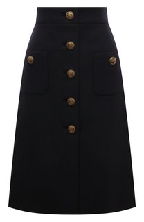 Шерстяная юбка Miu Miu