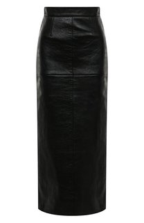 Кожаная юбка Miu Miu