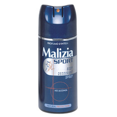 Дезодоранты для тела дезодорант MALIZIA Sport No Alcohol аэрозоль 150мл мужской