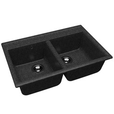 Мойки из искусственного камня мойка DR.GANS Астра 780 780х510х217мм черный Dr.Gansink