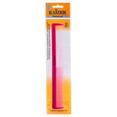 Расчески расческа KAIZER 19,5см гребень двойной без ручки пластик в ассорт.