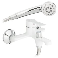 Смеситель для ванны, Frap, короткий излив, с картриджем, белый, F3241