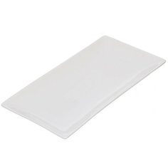 Блюдо керамика, прямоугольное, 25 см, белое, Daniks, Грейс, Y4-3747